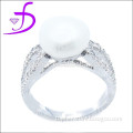 925 sterling silver jewelry wholesale pearl engagement ring
